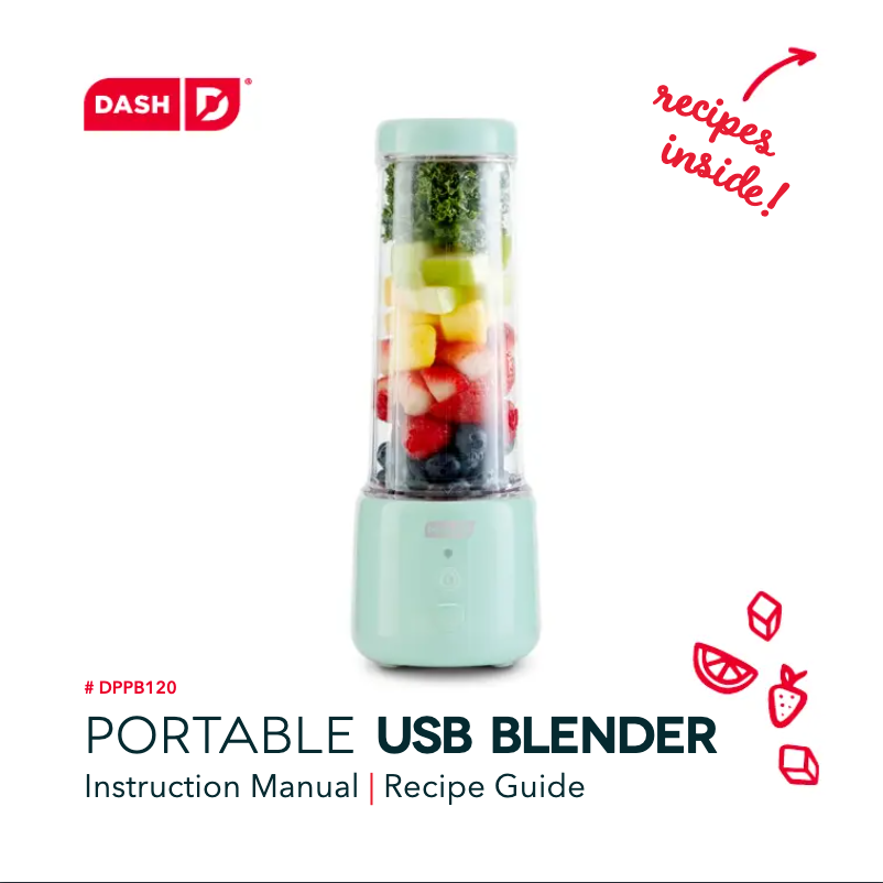 Imagen de la primera página del manual del dispositivo Portable USB DPPB120