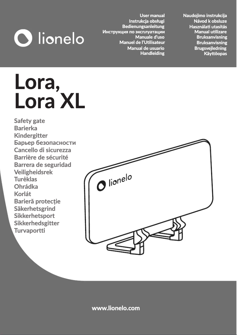 Page 1 de la notice Manuel utilisateur Lionelo Lora