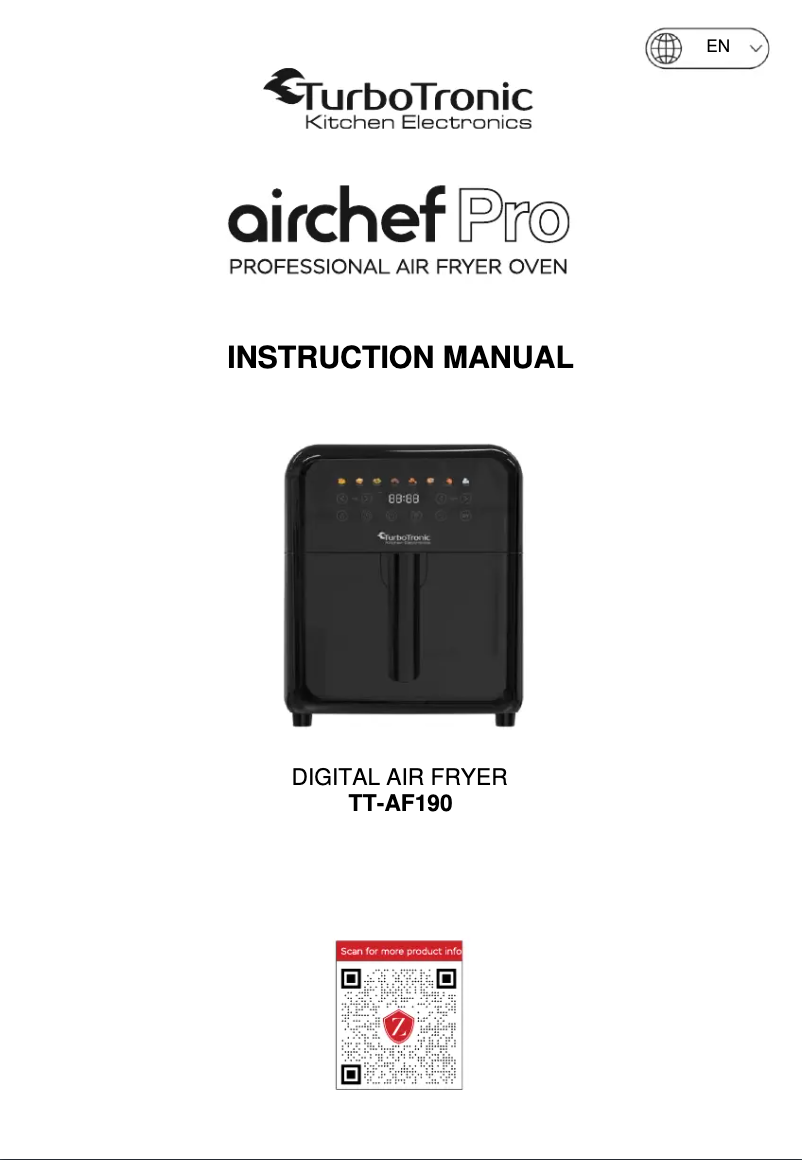 Image de la première page du manuel de l'appareil TurboWave TT-EV35TS