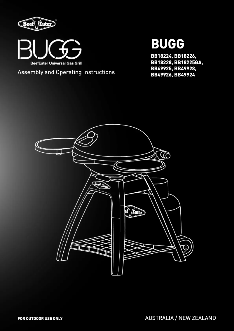Page n°1 - Manuel utilisateur BeefEater Bugg BB49924