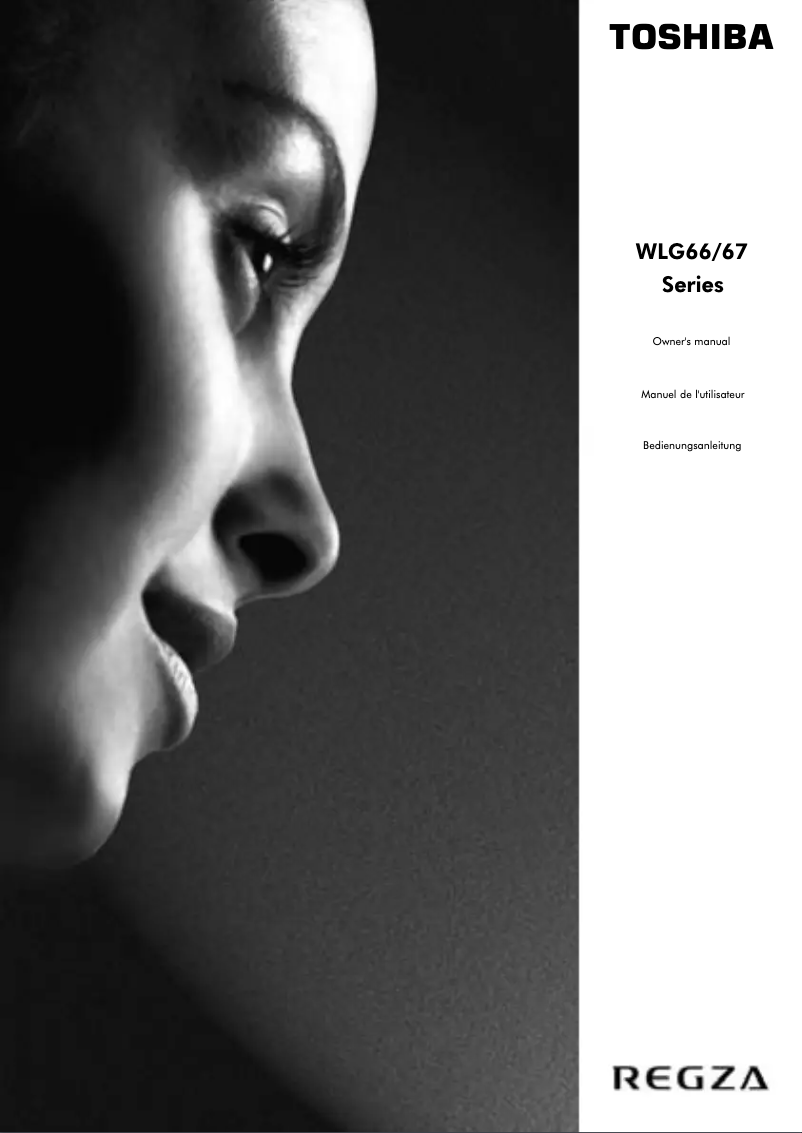 Page 1 de la notice Manuel utilisateur Toshiba WLG67