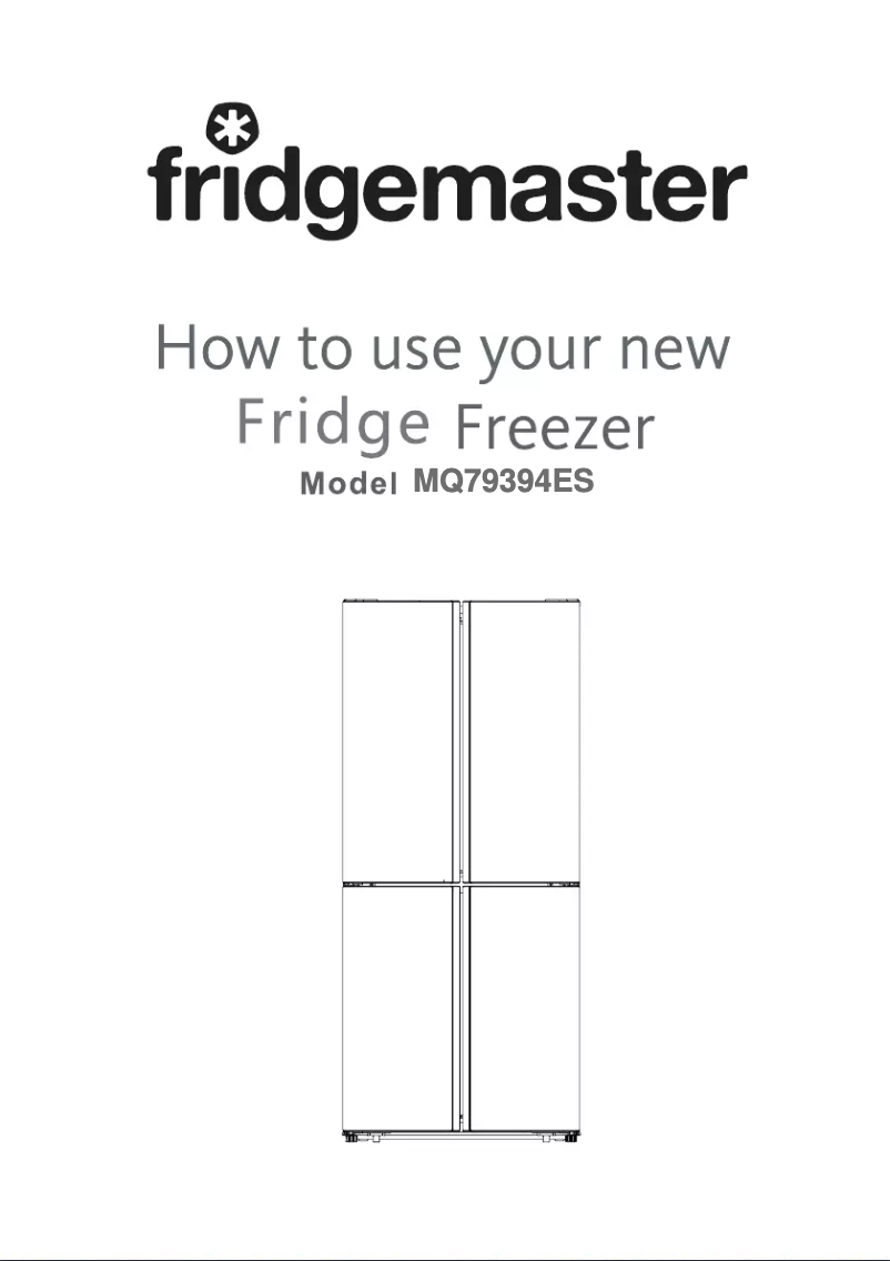 Page 1 de la notice Manuel utilisateur Fridgemaster MQ79394EB