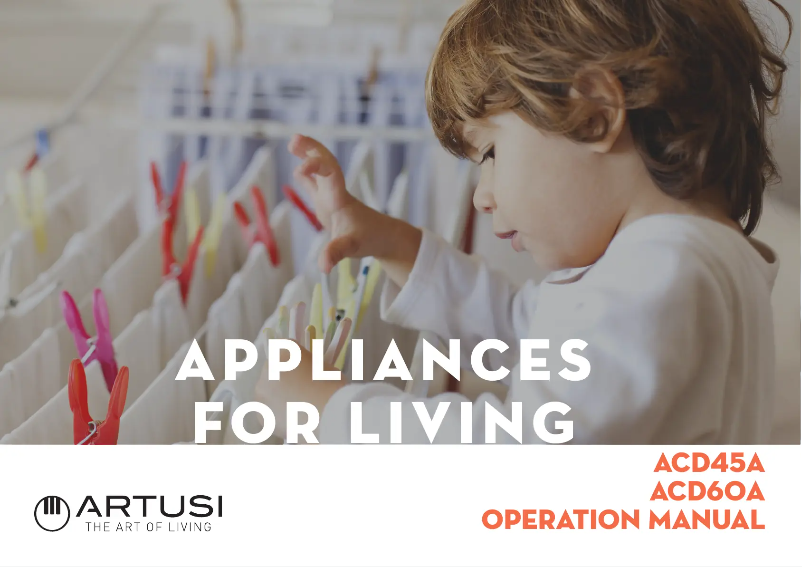 Page 1 de la notice Manuel utilisateur Artusi ACD45A