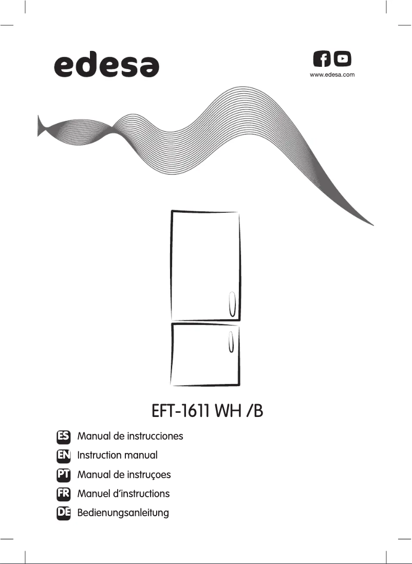 Page n°1 - Manuel utilisateur Edesa EFT-1611 WH