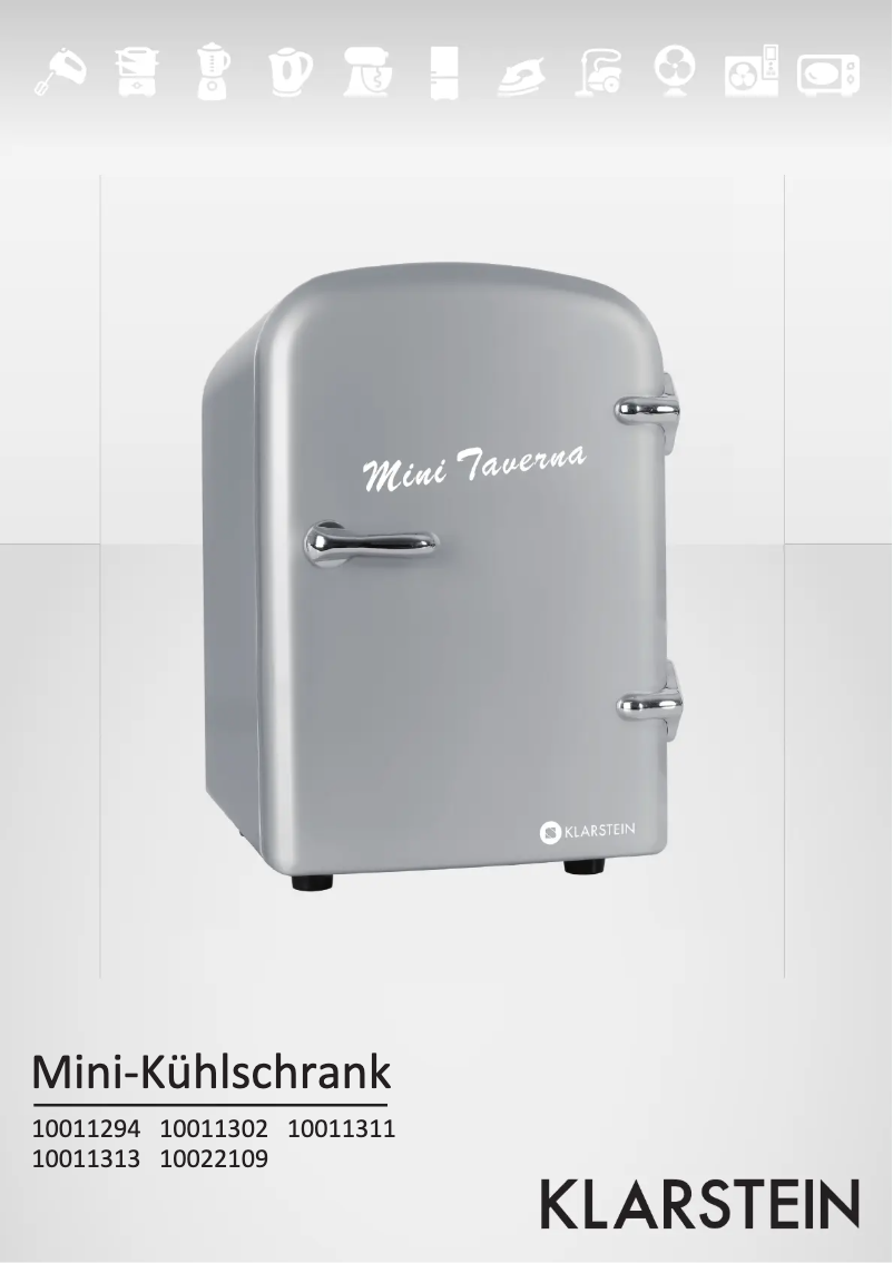 Page 1 de la notice Manuel utilisateur Klarstein Mini 10011294