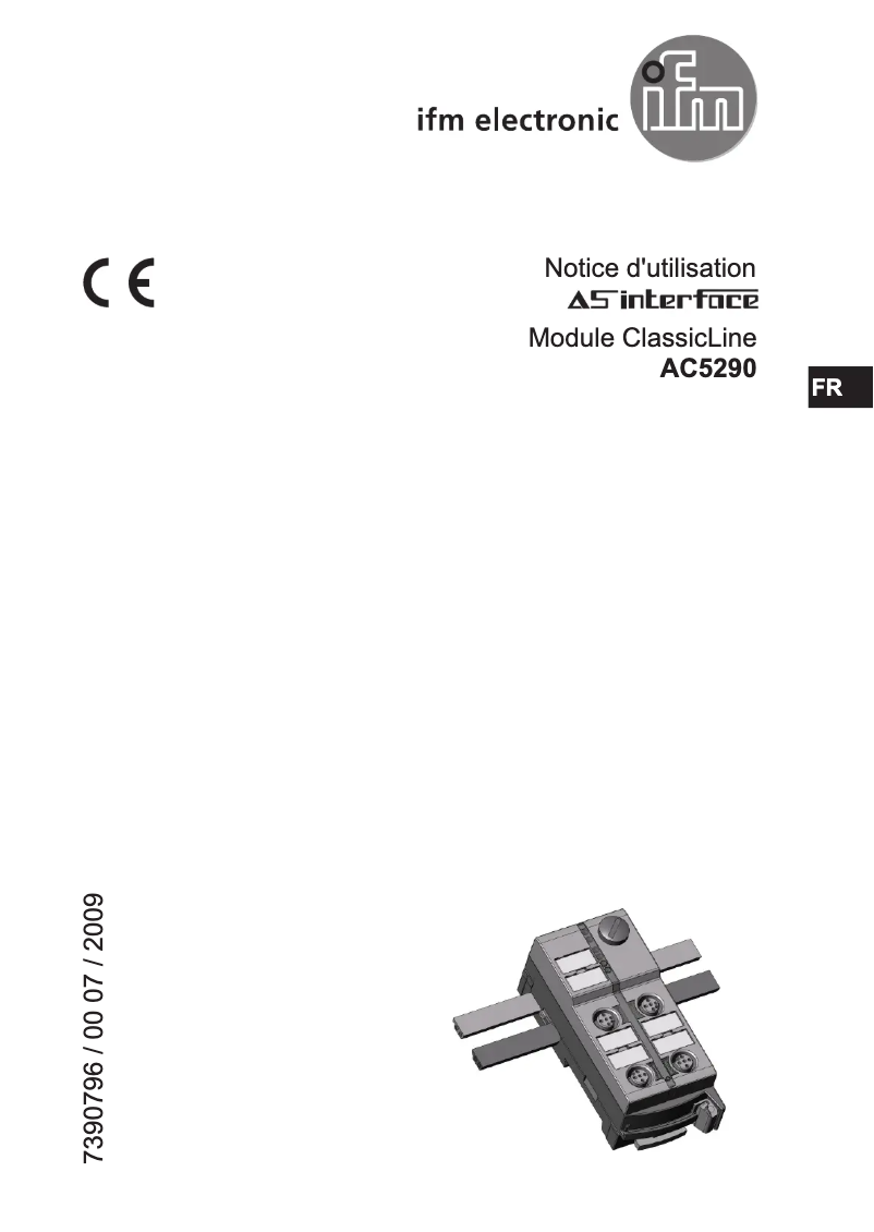 Page n°1 - Manuel utilisateur IFM AC5290