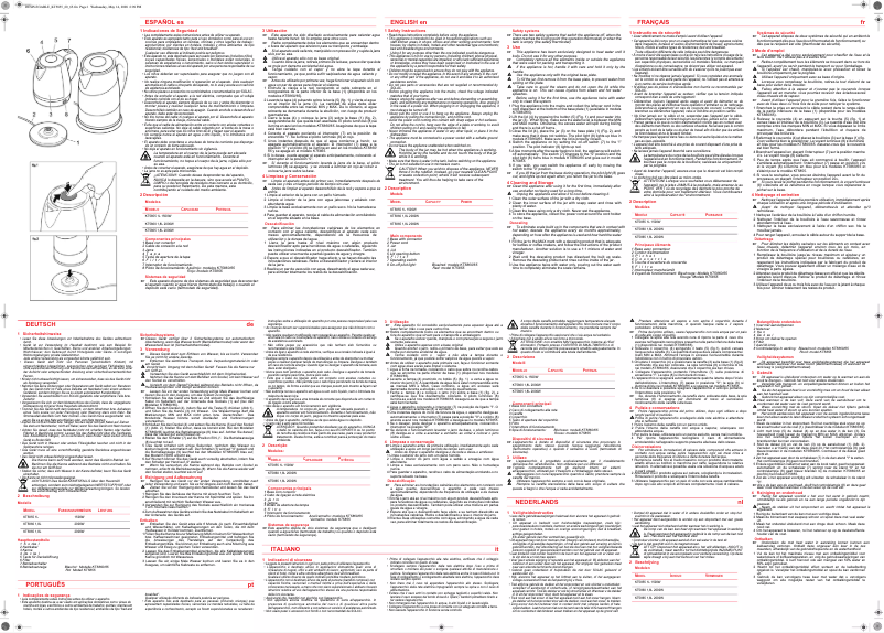 Image de la première page du manuel de l'appareil KT5855