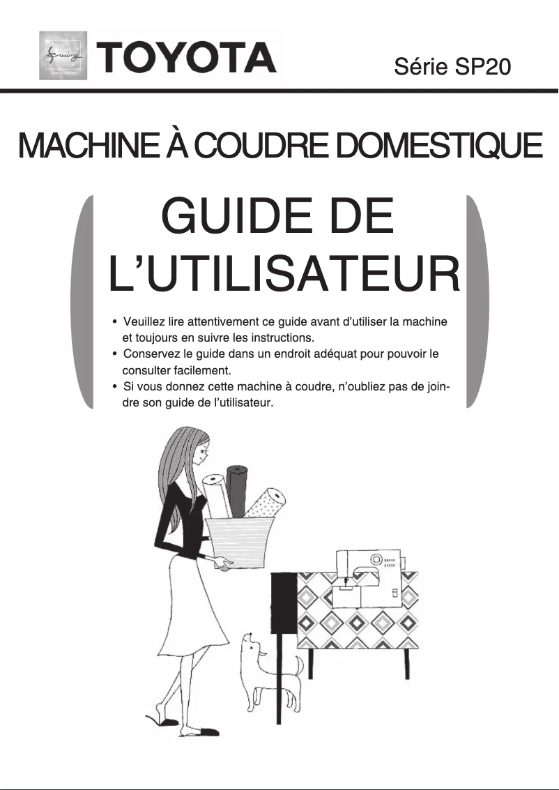 Page 1 de la notice Manuel utilisateur Toyota ECO34A SP20