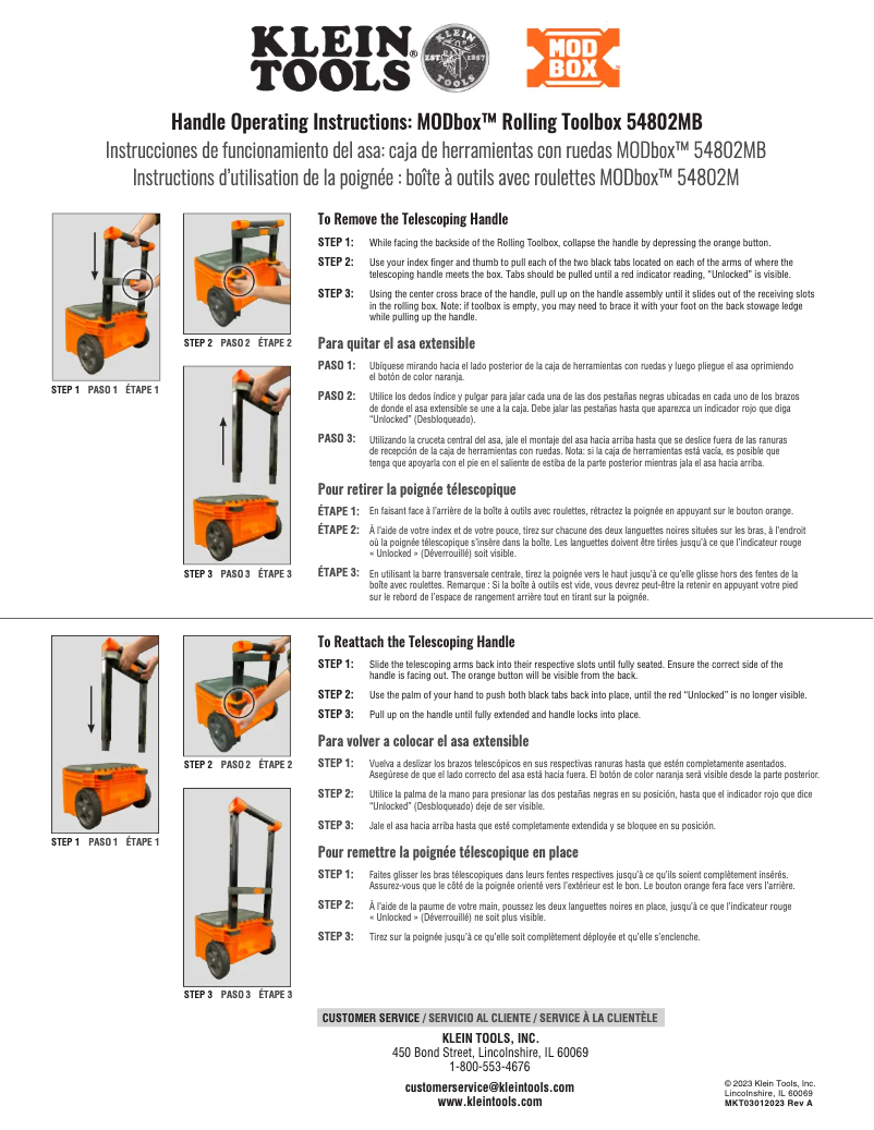Image de la première page du manuel de l'appareil 54802MB