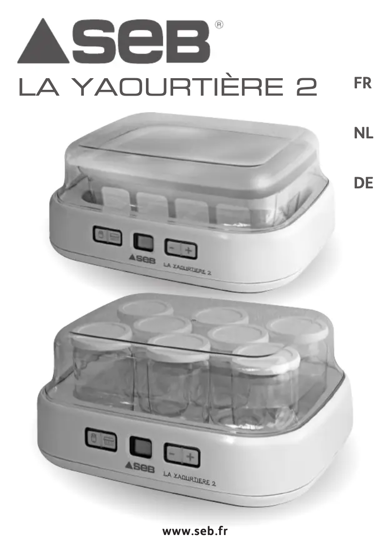 Image de la première page du manuel de l'appareil La Yaourtière YG5001
