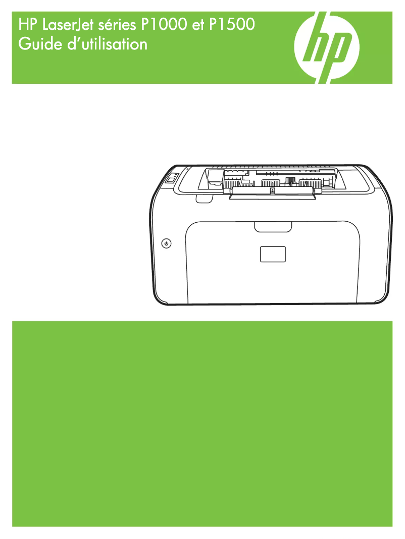 Page n°1 - Manuel utilisateur HP LaserJet P1006