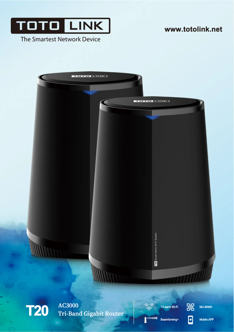 Image de la première page du manuel de l'appareil T20