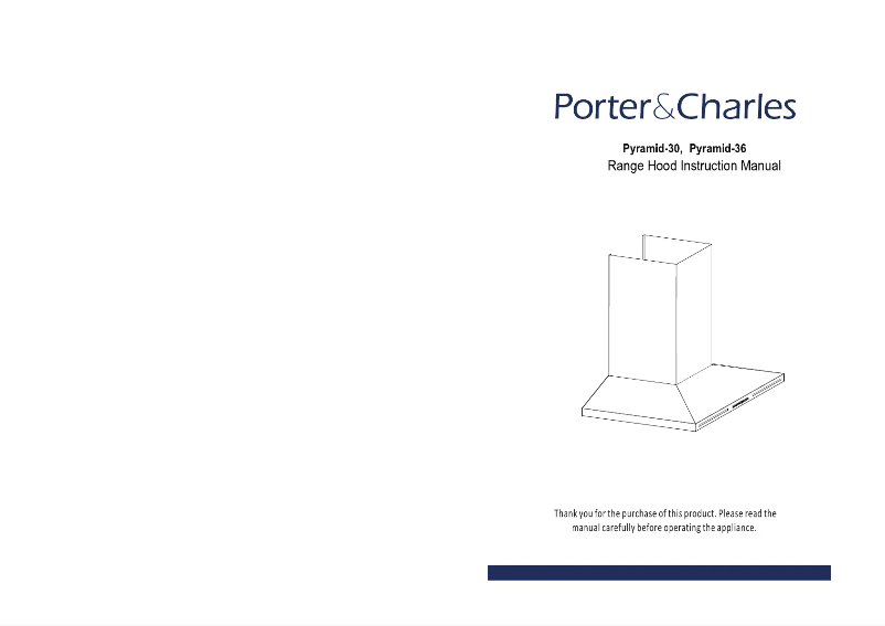 Page n°1 - Manuel utilisateur Porter & Charles PYRAMID-30
