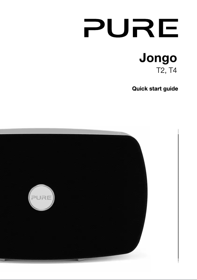 Image de la première page du manuel de l'appareil Jongo T4