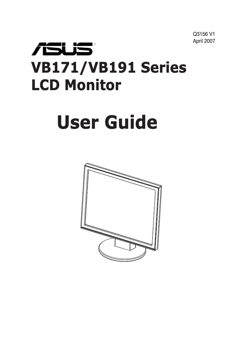 Image de la première page du manuel de l'appareil VB171