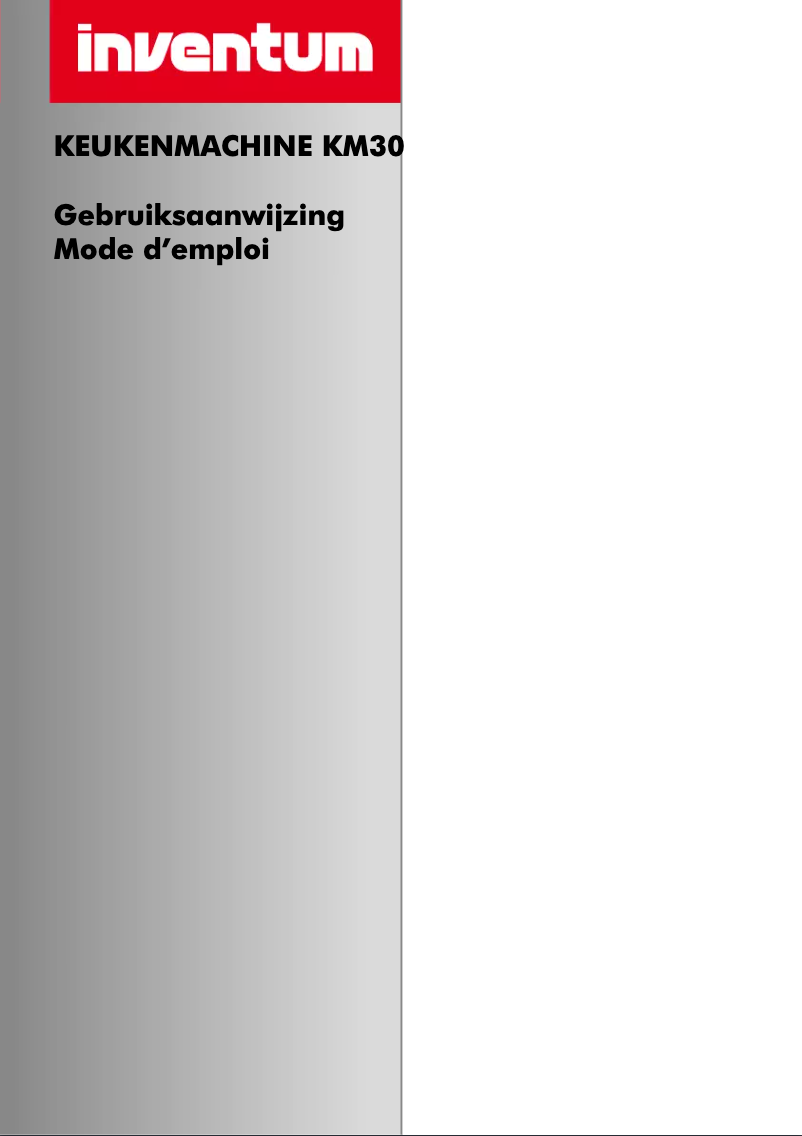 Image de la première page du manuel de l'appareil KM30