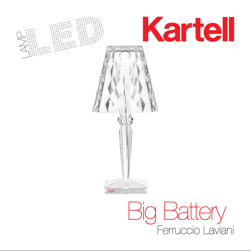 Page n°1 - Manuel utilisateur Kartell Big Battery