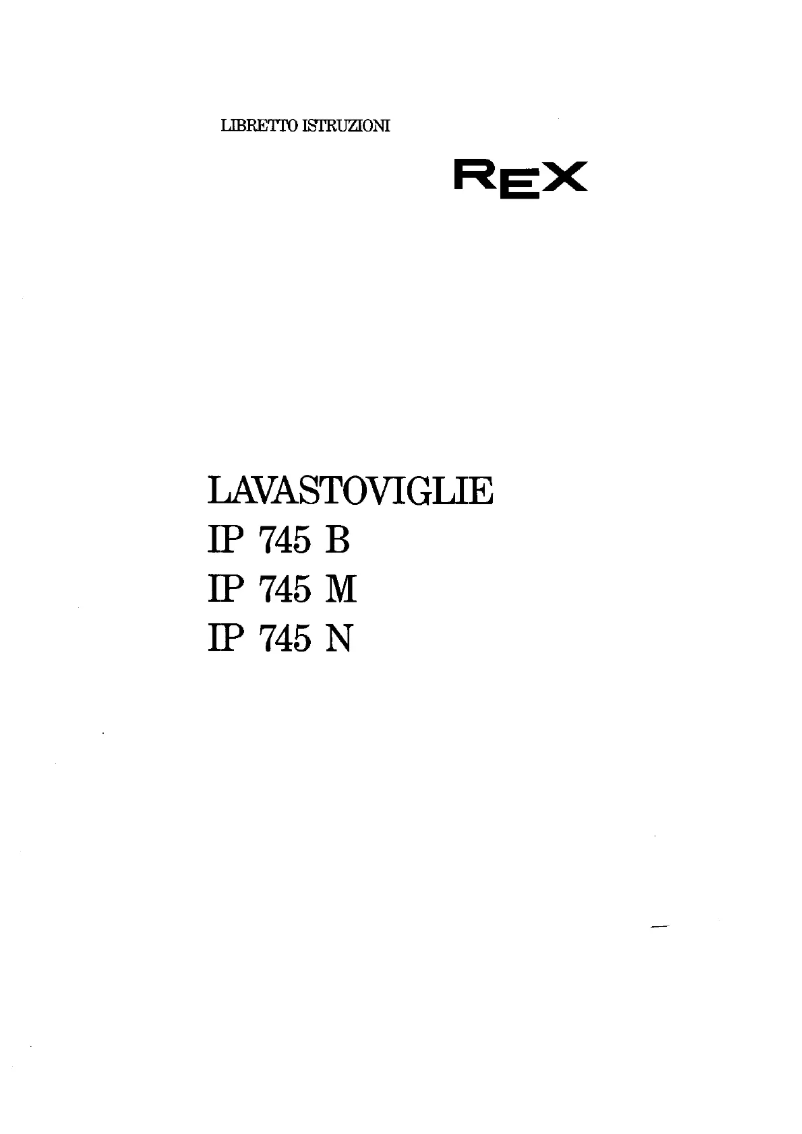 Image de la première page du manuel de l'appareil IP745N