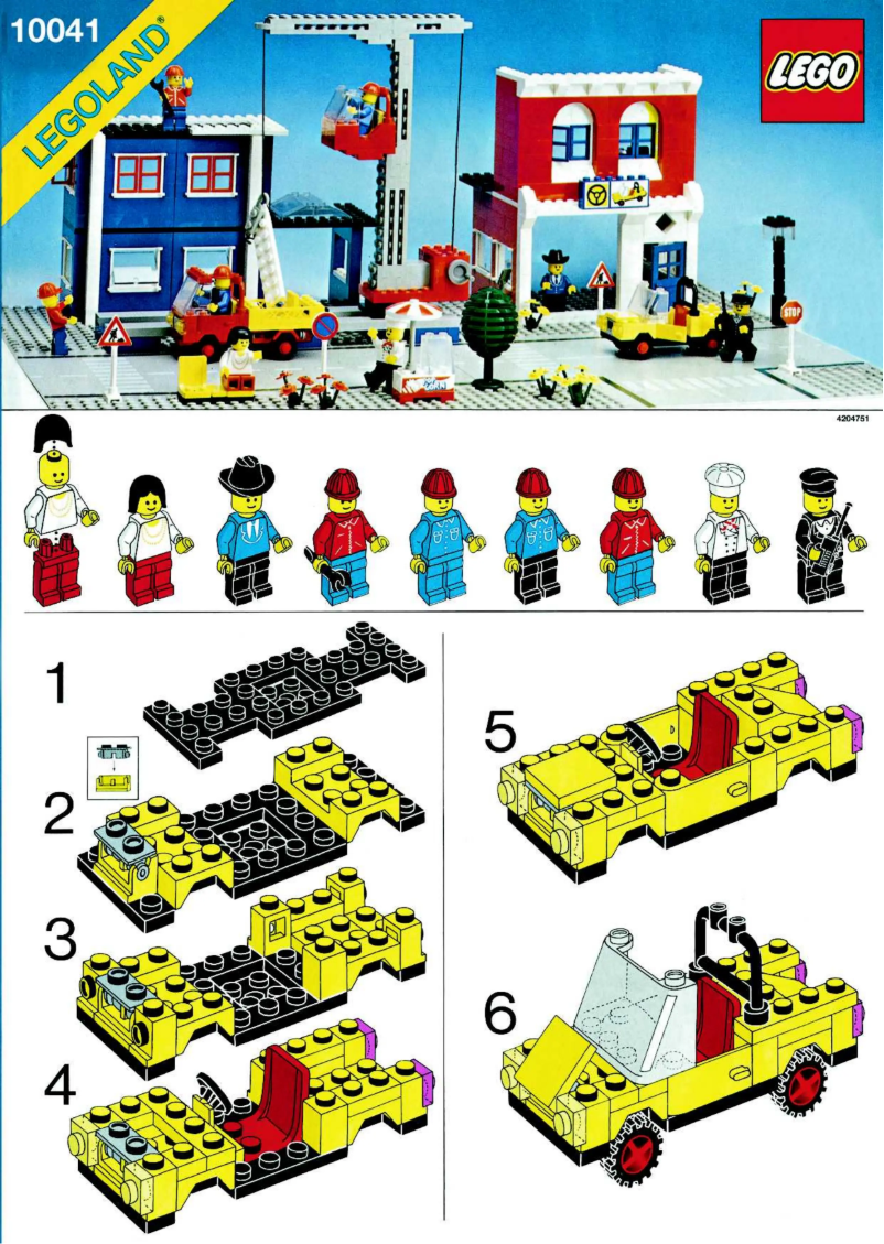 Page n°1 - Manuel utilisateur Lego City 10041