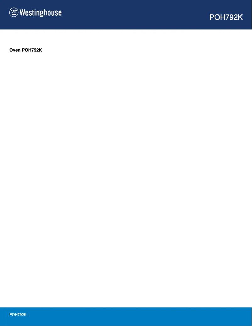 Image de la première page du manuel de l'appareil POH792K