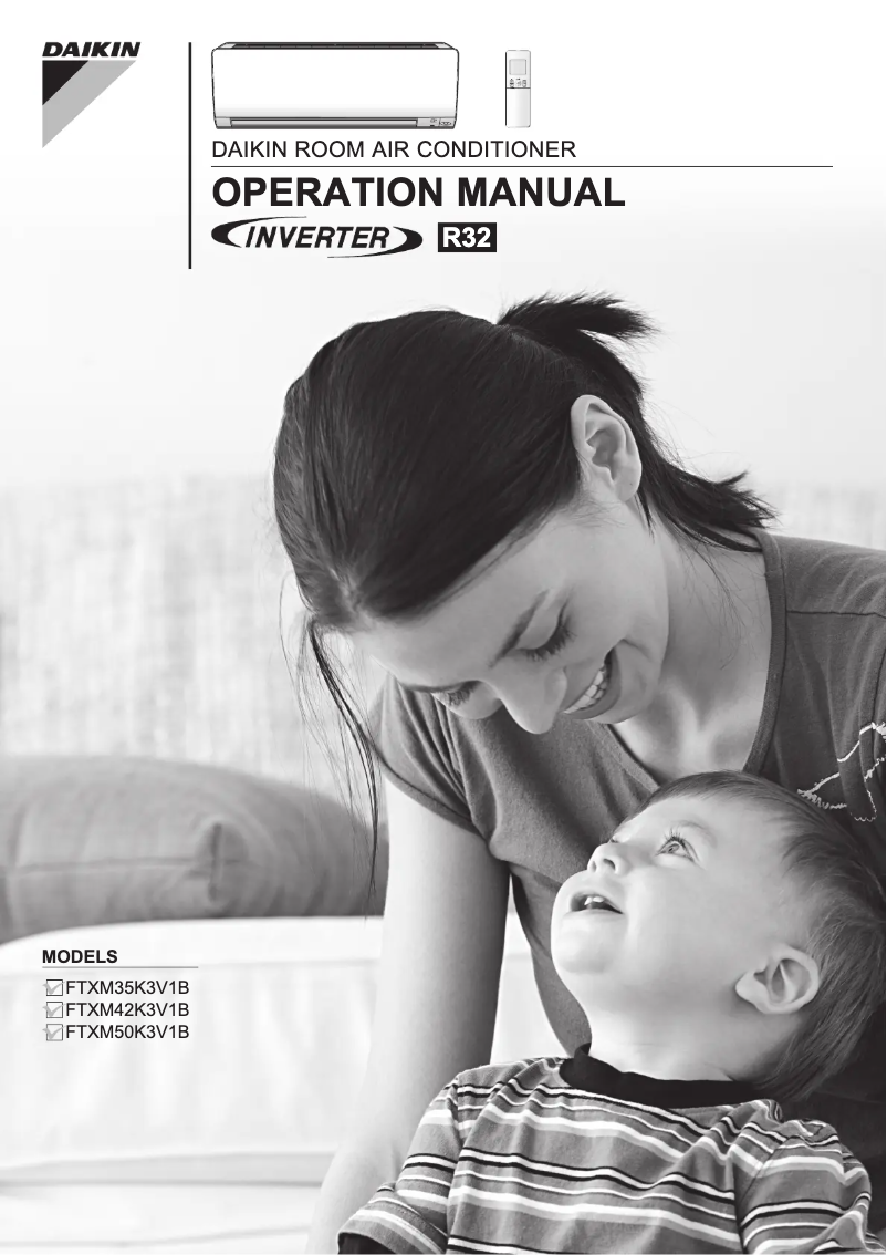 Page 1 de la notice Manuel utilisateur Daikin FTXM50K3V1B