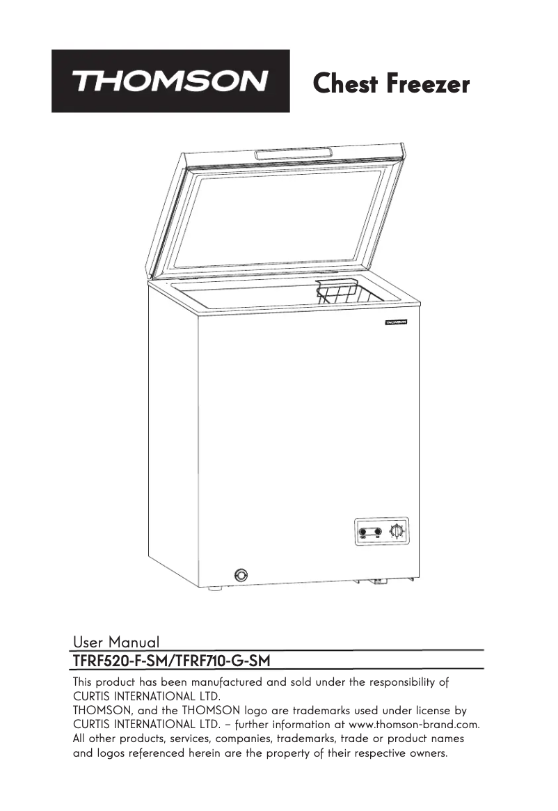 Page n°1 - Manuel utilisateur Thomson TFRF520-F-SM