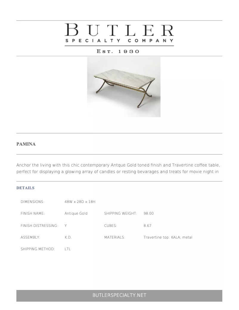 Imagen de la primera página del manual del dispositivo Pamina 9322355