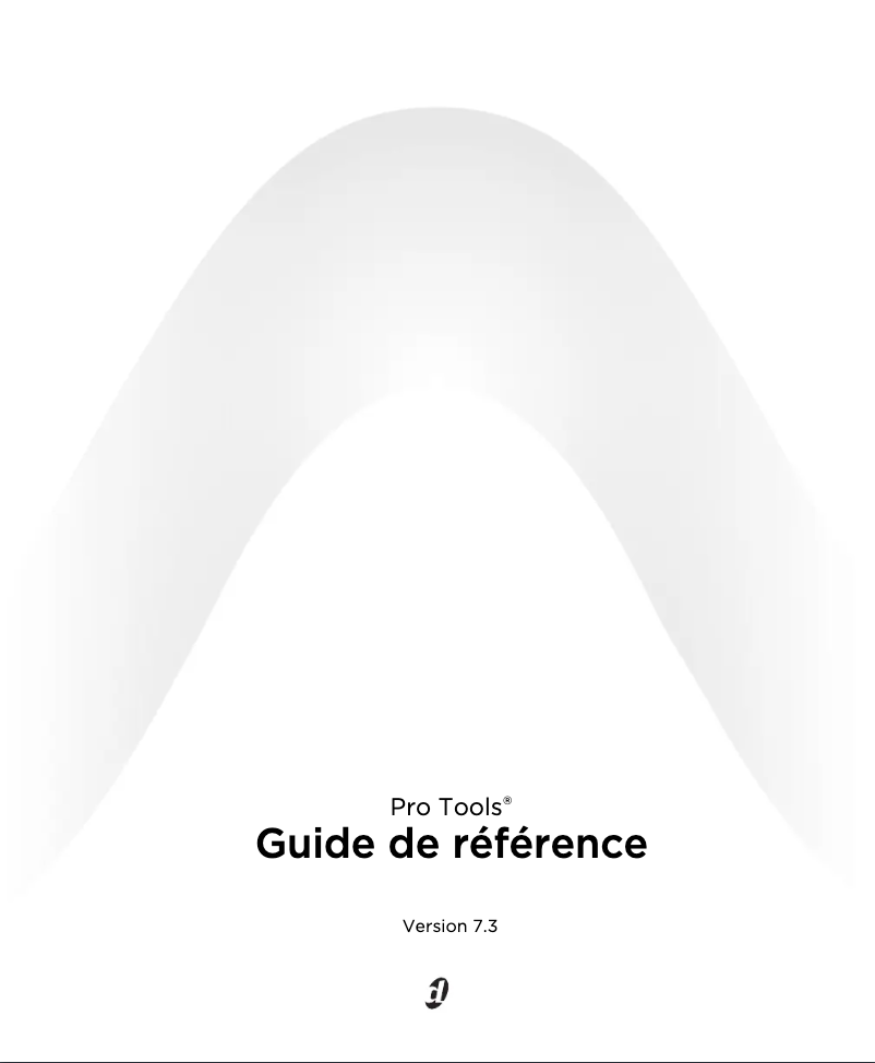 Image de la première page du manuel de l'appareil Pro Tools 7.3