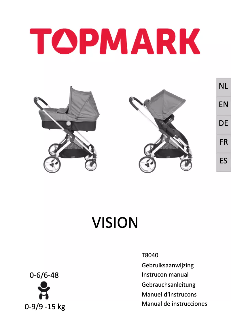 Page 1 de la notice Manuel utilisateur Topmark Vision