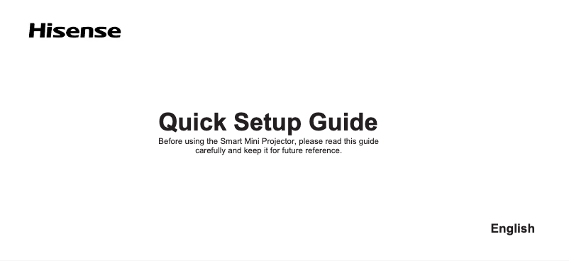 Page 1 de la notice Guide de démarrage rapide Hisense C1