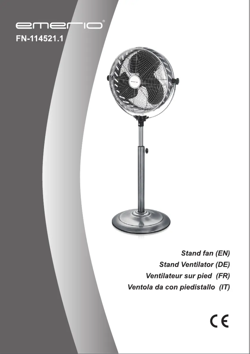 Page 1 de la notice Manuel utilisateur Emerio FN-114521.1