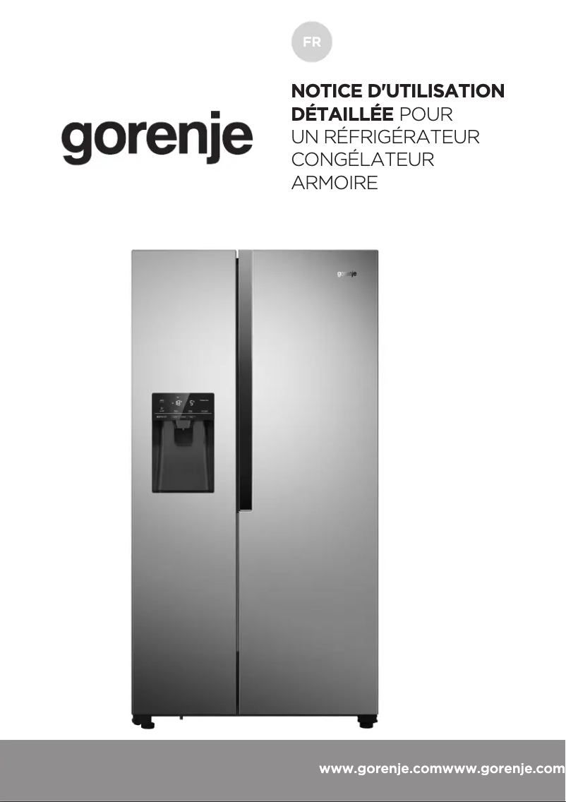 Página 1 del manual Manual de usuario Gorenje NRS9181VX