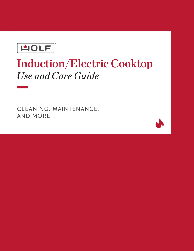 Page 1 de la notice Manuel utilisateur Wolf CI243TFS