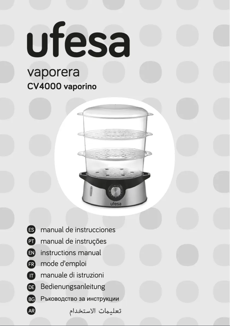 Image de la première page du manuel de l'appareil Vaporino