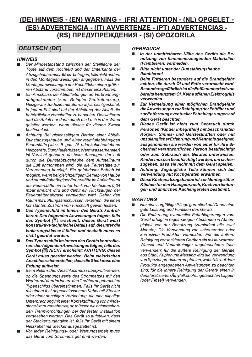 Page n°1 - Manuel utilisateur Vitrokitchen CD951R