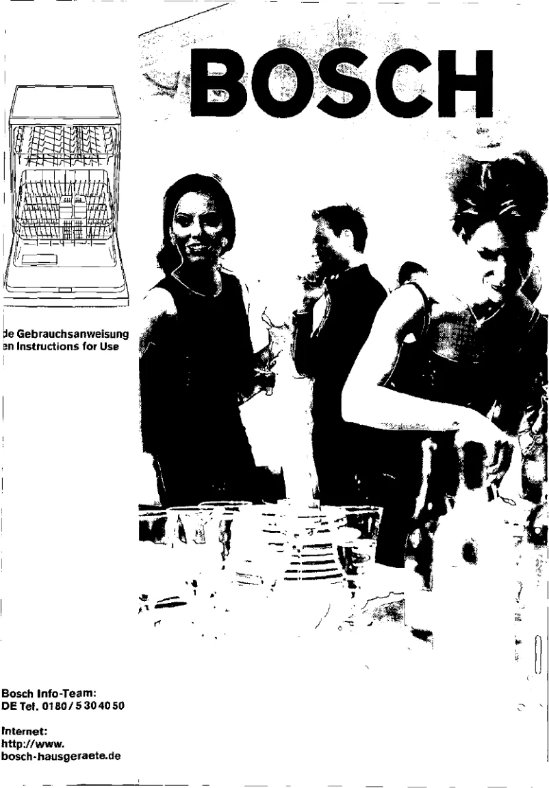 Page n°1 - Manuel utilisateur Bosch SGE0915