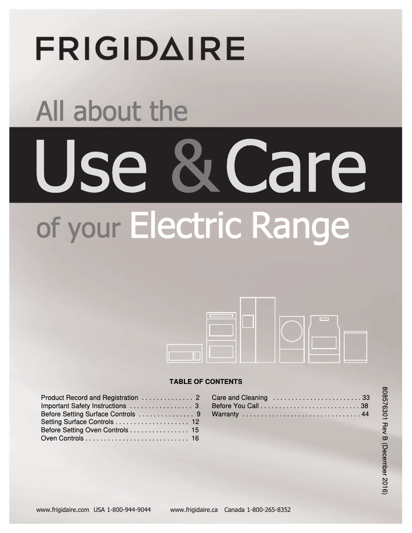 Image de la première page du manuel de l'appareil FGEF4085TS