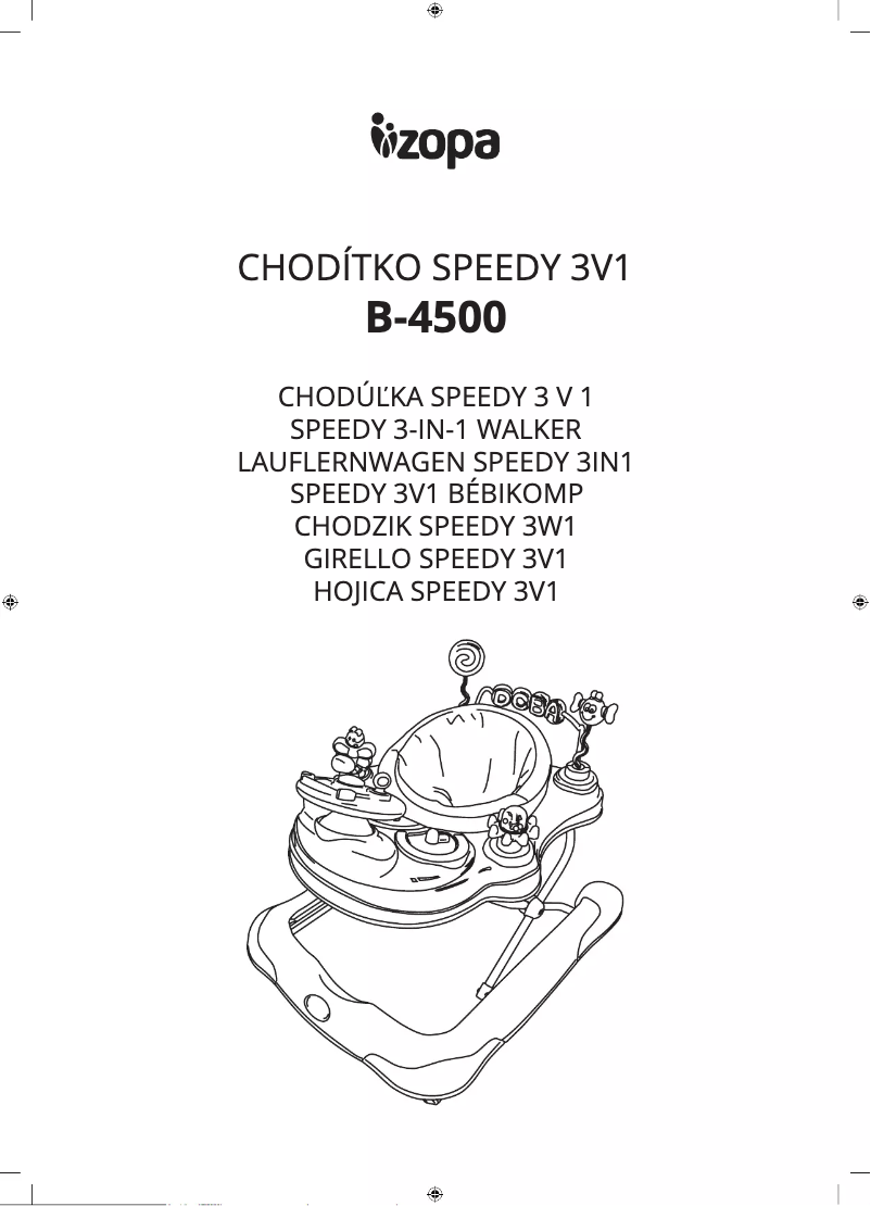 Image de la première page du manuel de l'appareil B-4500