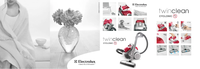 Page n°1 - Manuel utilisateur Electrolux Twin Clean Z 8245