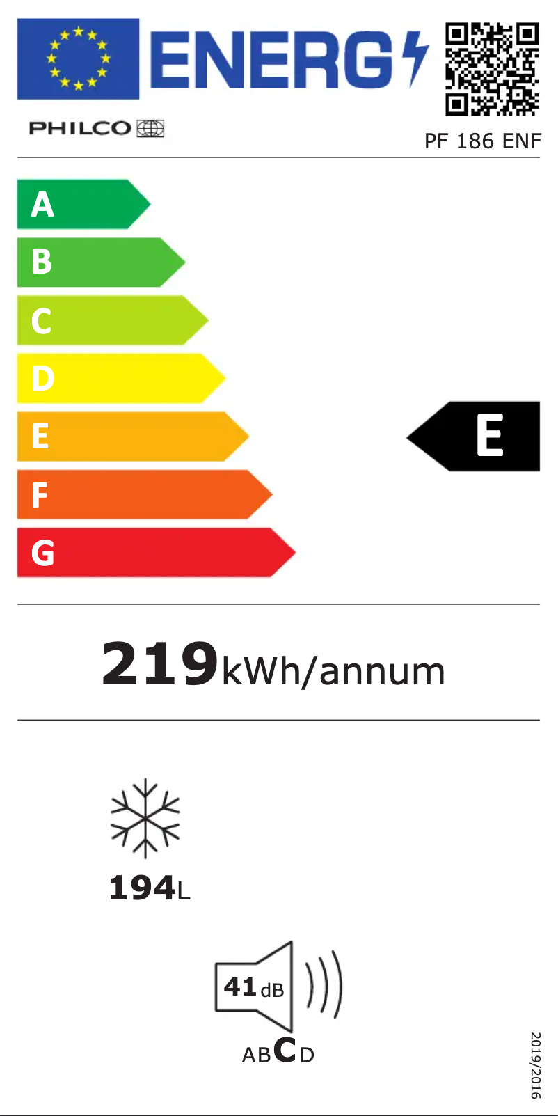 Image de la première page du manuel de l'appareil PF 186 ENF