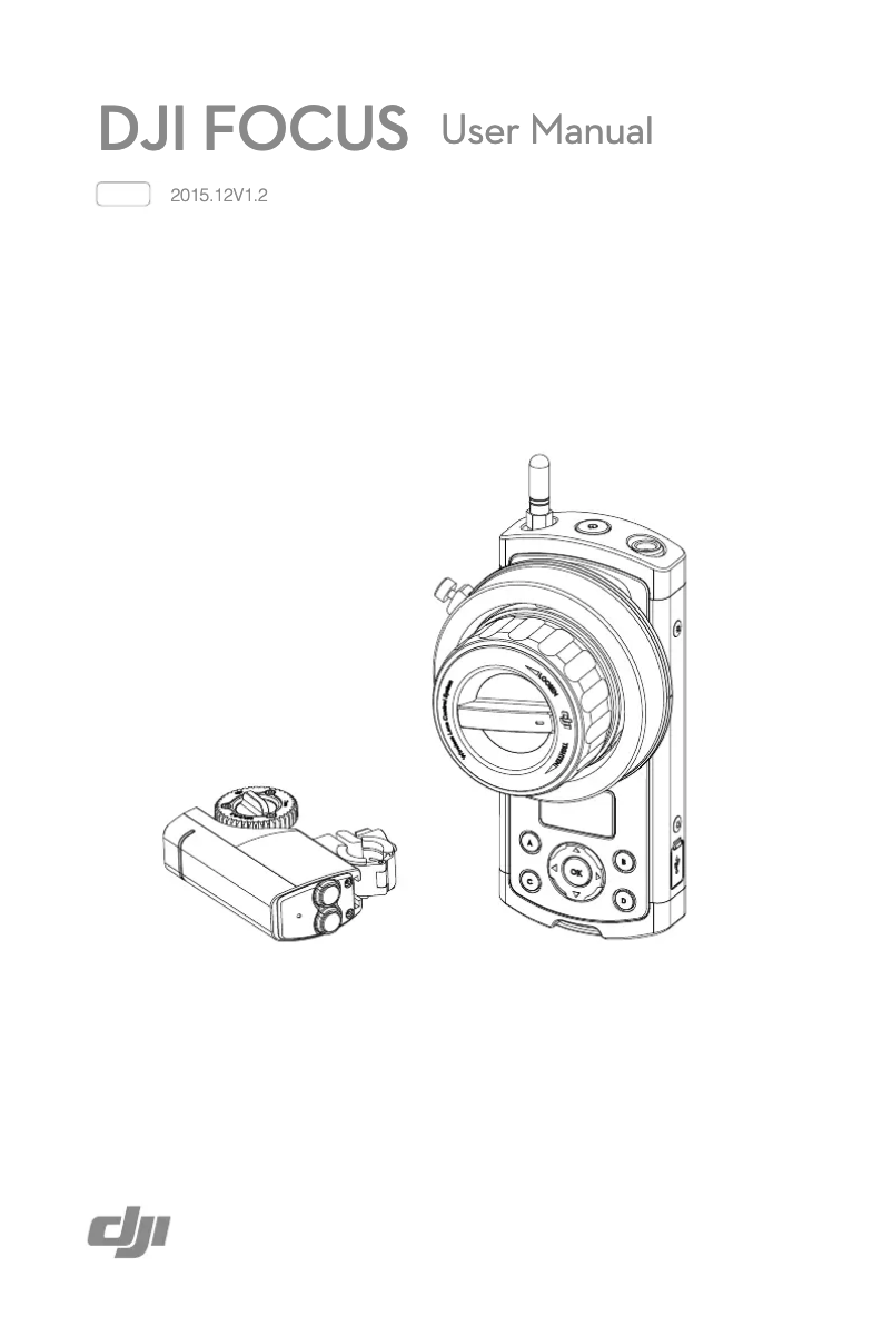 Page 1 de la notice Manuel utilisateur DJI FOCUS