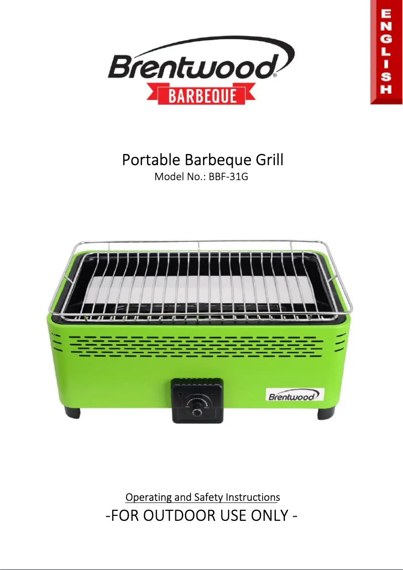 Página 1 del manual Manual de usuario Brentwood BBF-31G