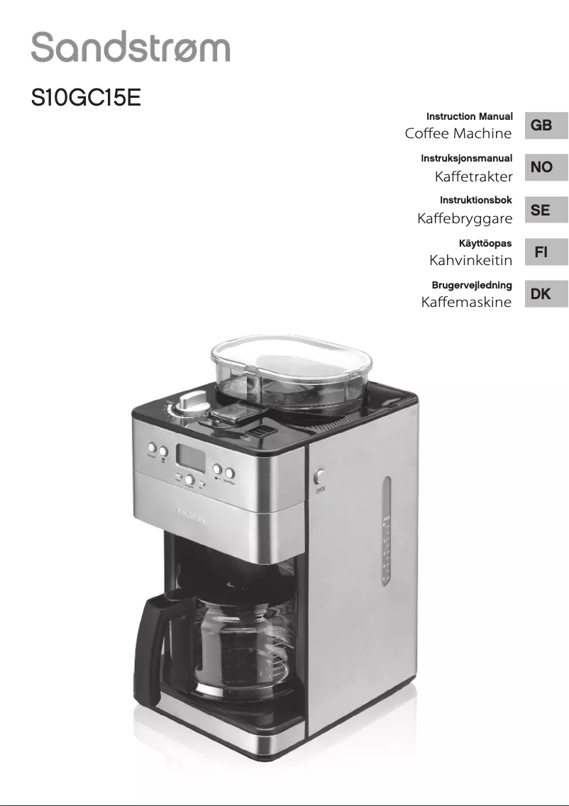 Page 1 de la notice Manuel utilisateur Sandstrøm S10GC15E