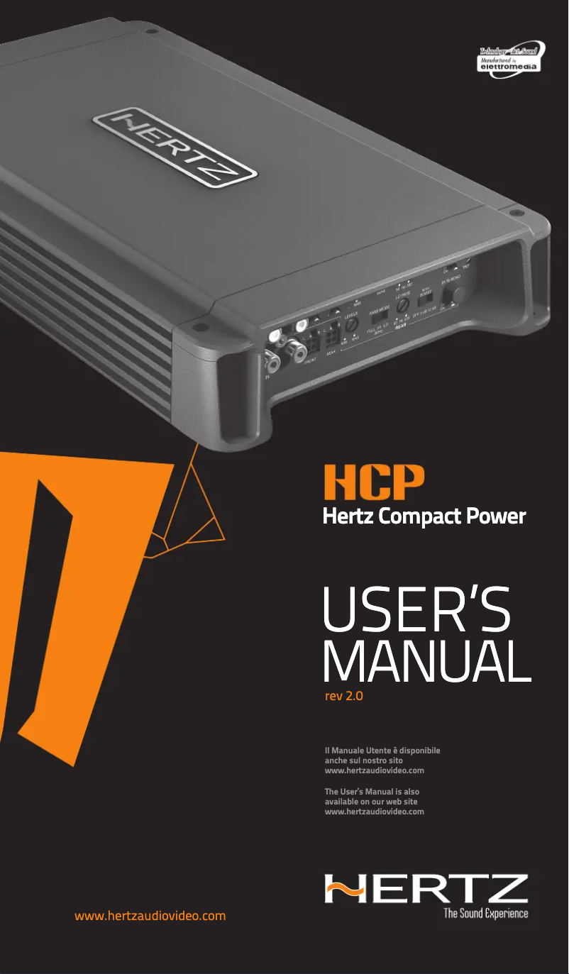 Image de la première page du manuel de l'appareil Compact Power HCP 4DK
