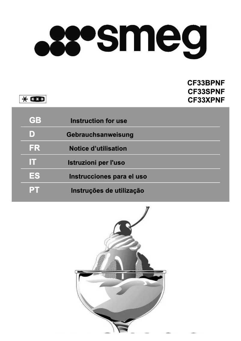 Image de la première page du manuel de l'appareil CF33XPNF