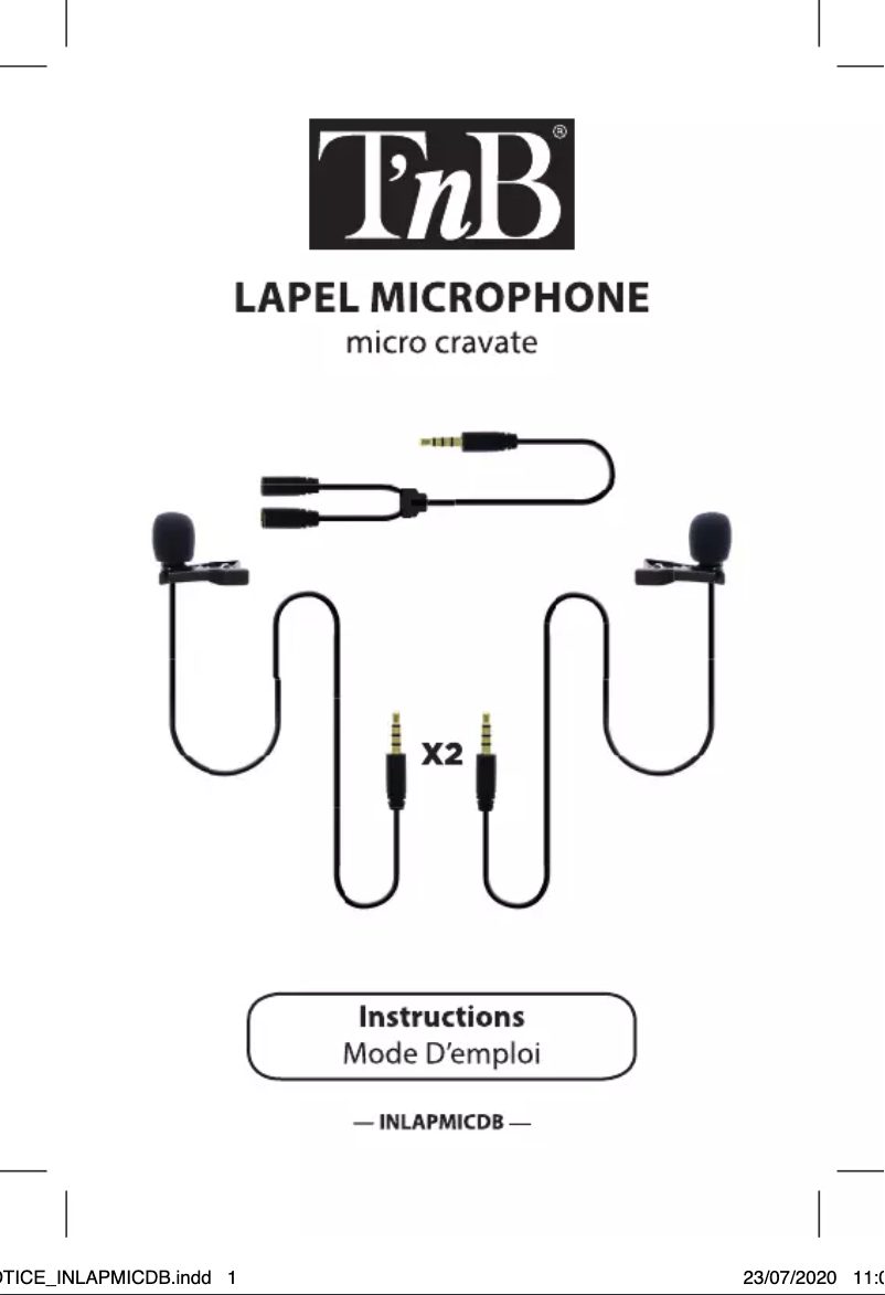 Image de la première page du manuel de l'appareil Lapel