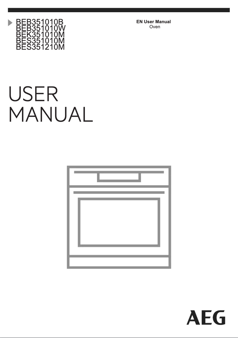 Page 1 de la notice Manuel utilisateur AEG BEB351010B