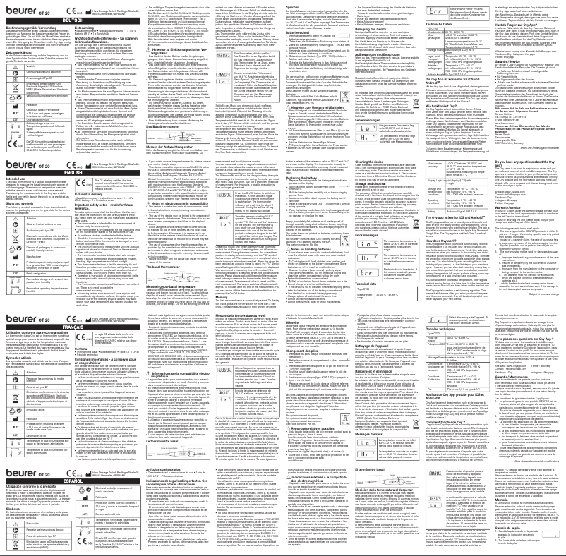 Image de la première page du manuel de l'appareil OT 20