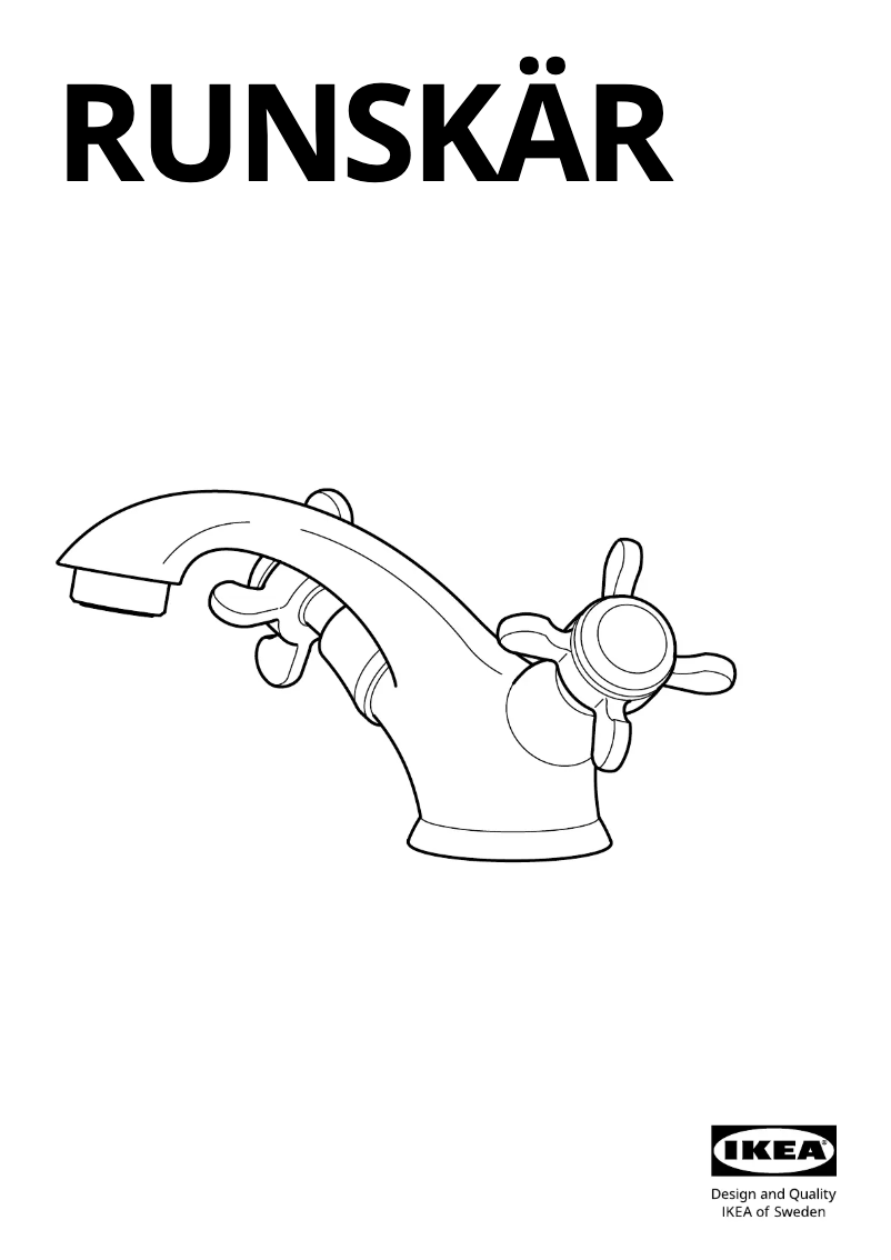 Image de la première page du manuel de l'appareil RUNSKÄR 605.328.64