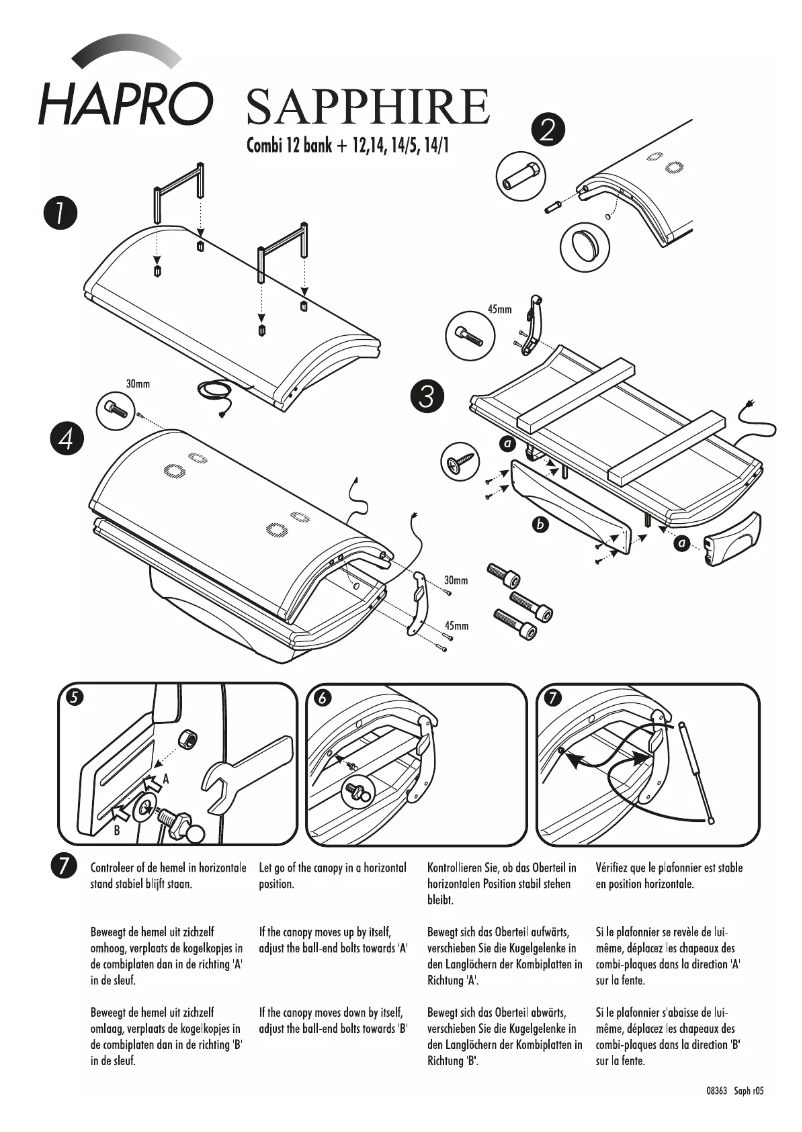 Página 1 del manual Manual de usuario Hapro Sapphire